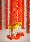 Orange Marigold & Rajnigandha Decor String