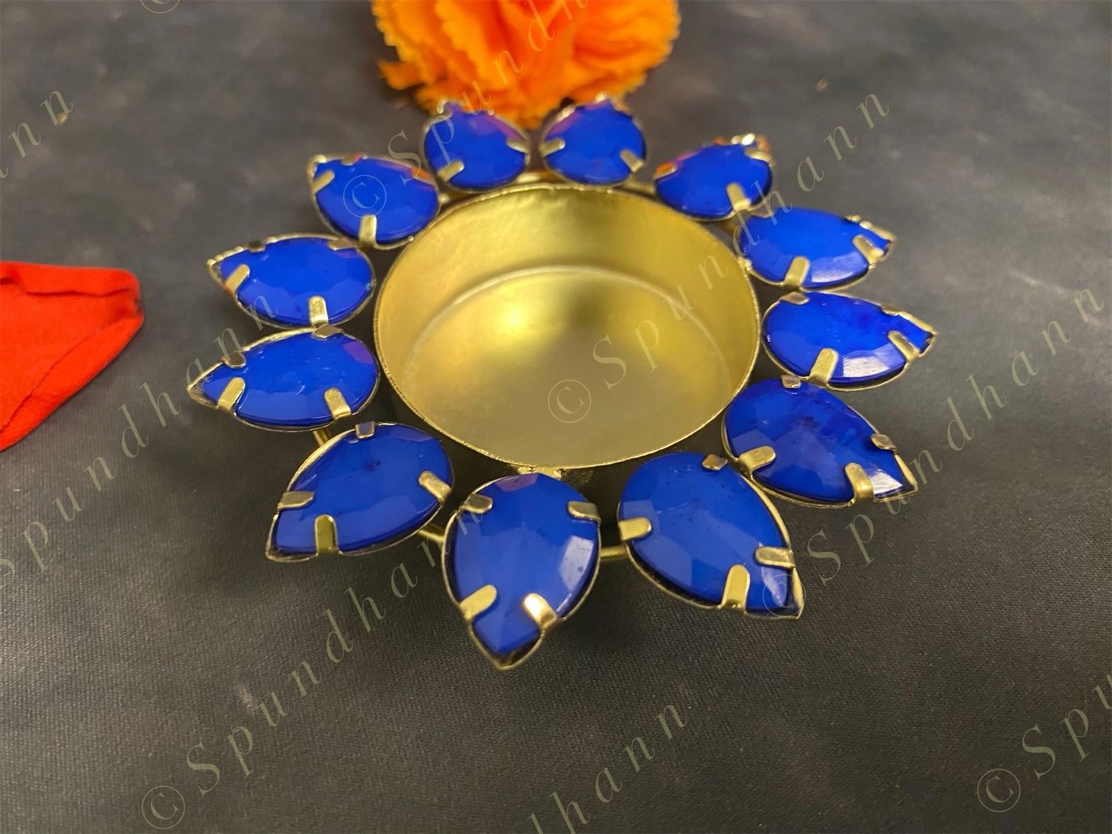 Colorful Mini Gemstone Single Tea light Holder