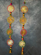 Chakri Colorful Long Wall Hanging Set of 2