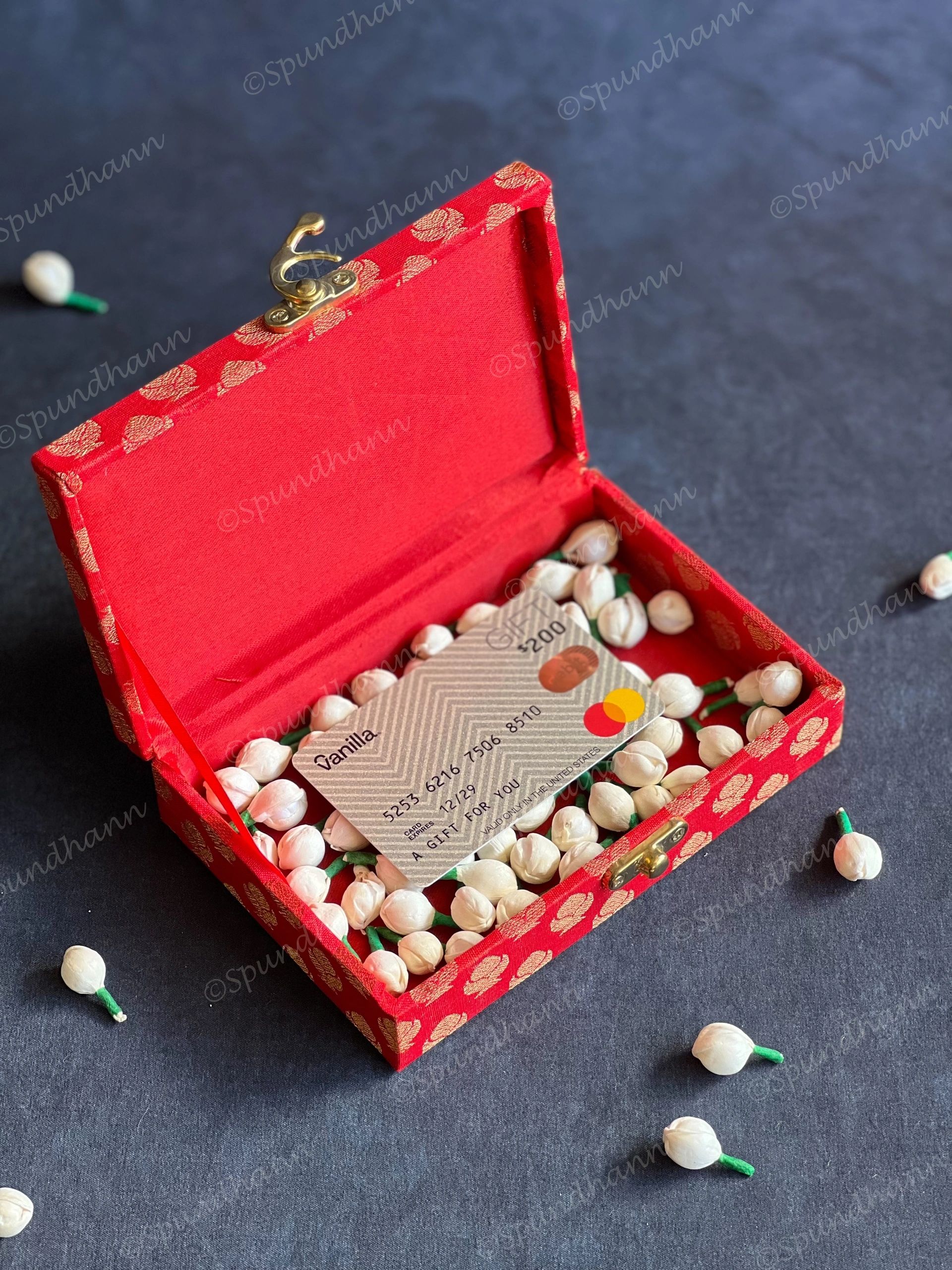 Wooden Brocade Gift Box
