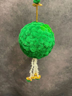 Large Ball and Pom Pom Dangler