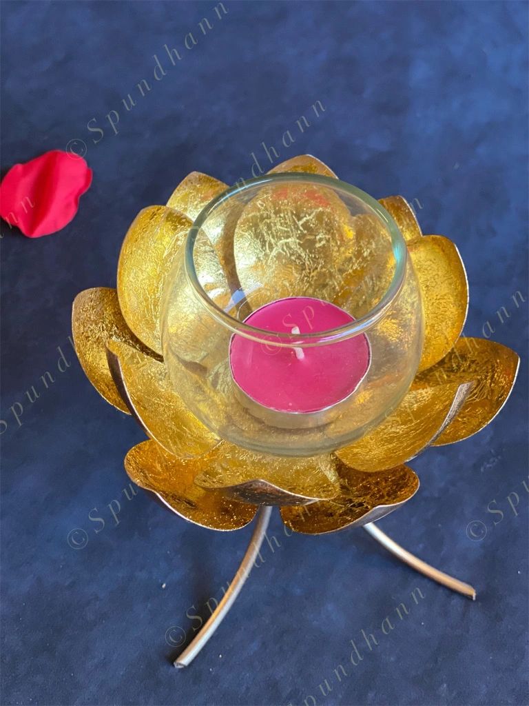 Lotus Tea Light Stand