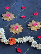 Lined Lotus Tea Light Holder
