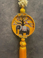 Animal Pichwai Art Chameli String Dangler
