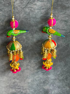 Cute Parrot Chatri Danglers - Single Piece