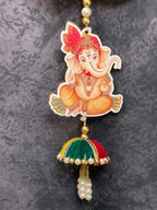 Laxmi Ganesh Shubh Labh Dangler Set of 2