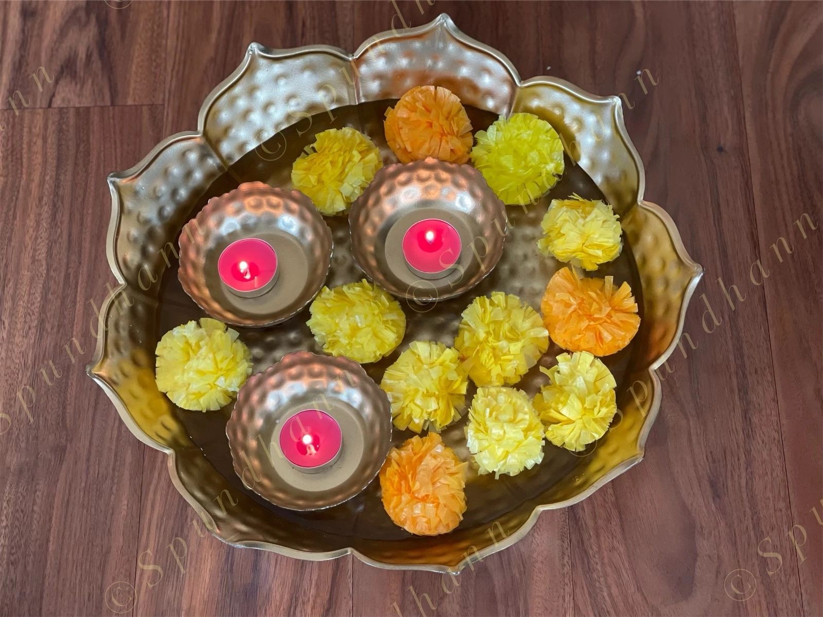 Thaal Urlis with Floating Bowls