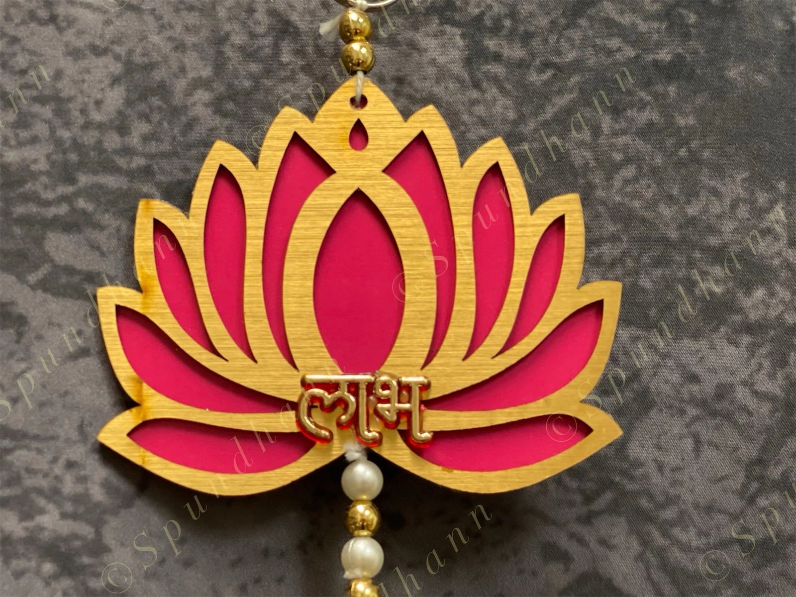 Laxmi Ganesh Shubh Labh Dangler Set of 2