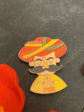 Wooden Ram Ram sticker(Set of 2)