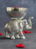 Silver Small Elephant Dry Fruit Candy Holder