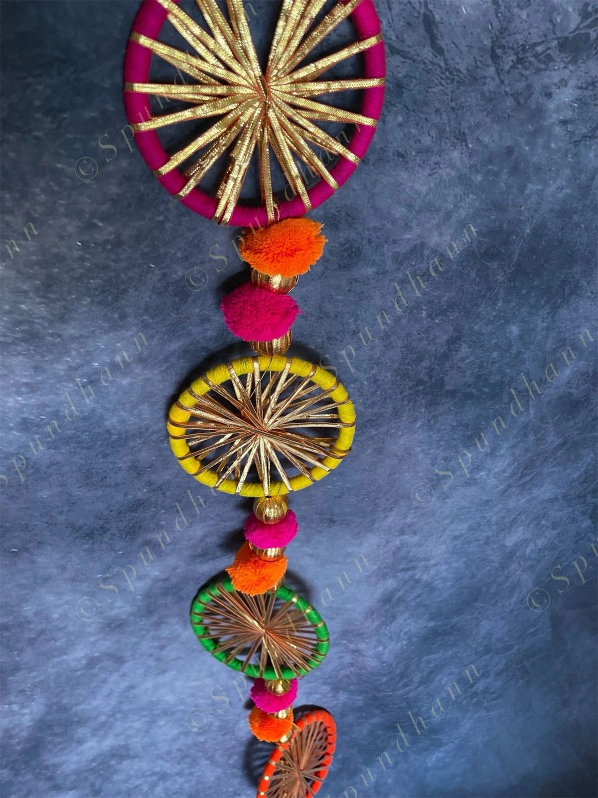 Chakri Colorful Long Wall Hanging Set of 2