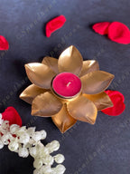 Rounded Lotus Tea Light Holder