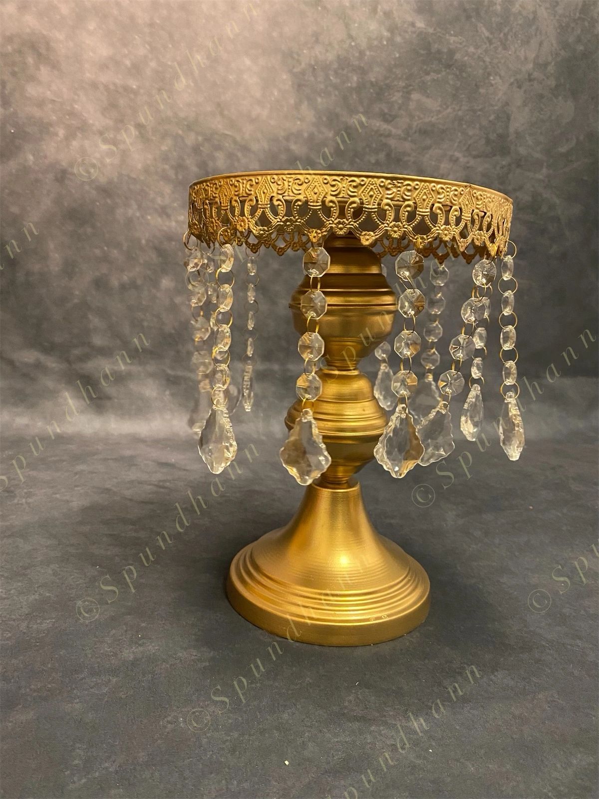 Hanging Crystal Cake Stand