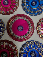 Festive Diya Rangoli Decor