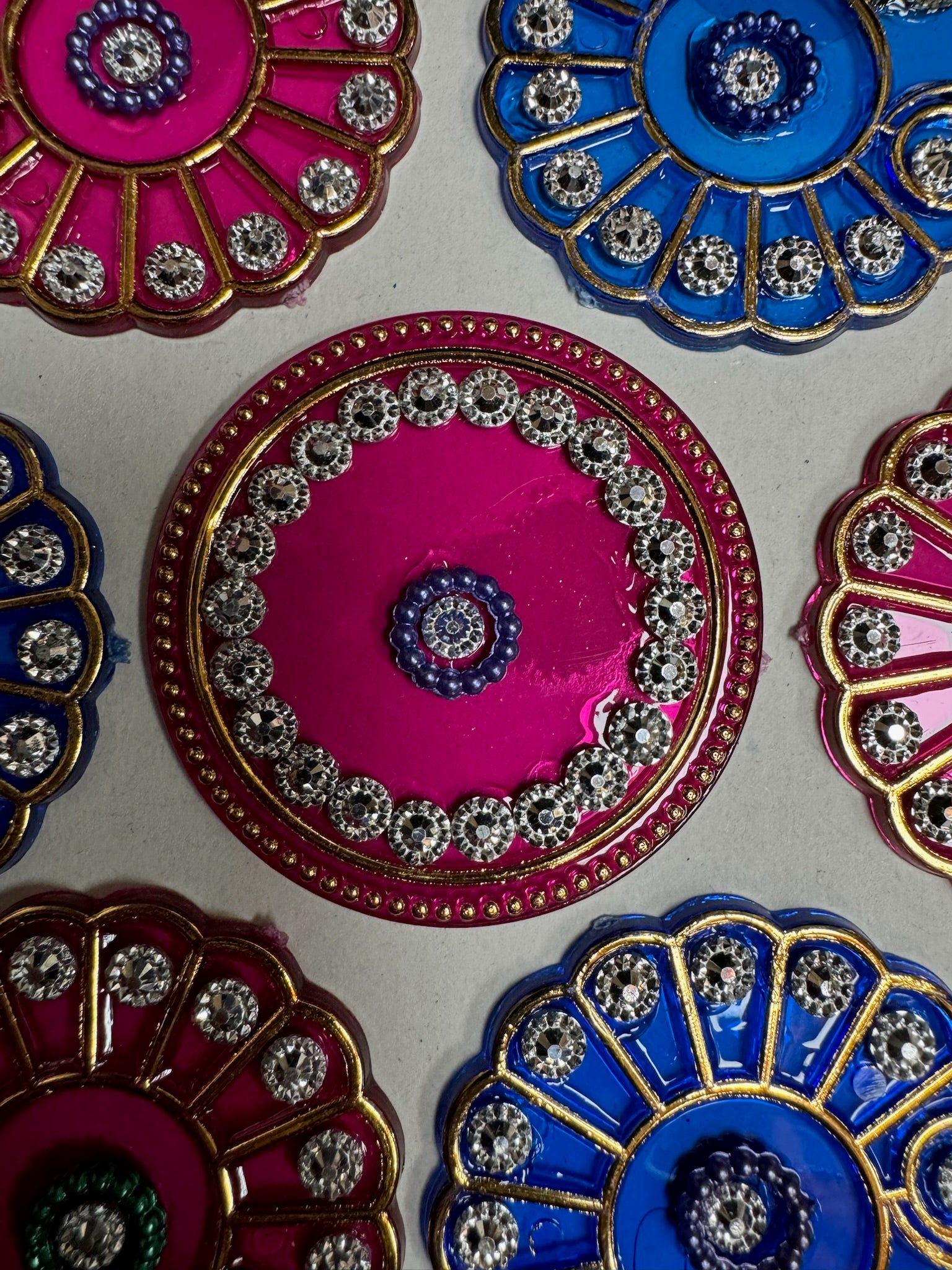 Festive Diya Rangoli Decor