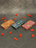 Rectangular Floral Patola Gift Box Only