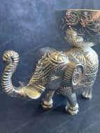Silver Elephant Heavy Dry Fruit Holder Large
