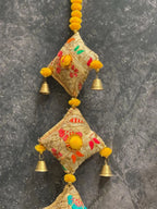 String of Pillows Kites with bells