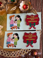 Rakhi Envelope in White Color
