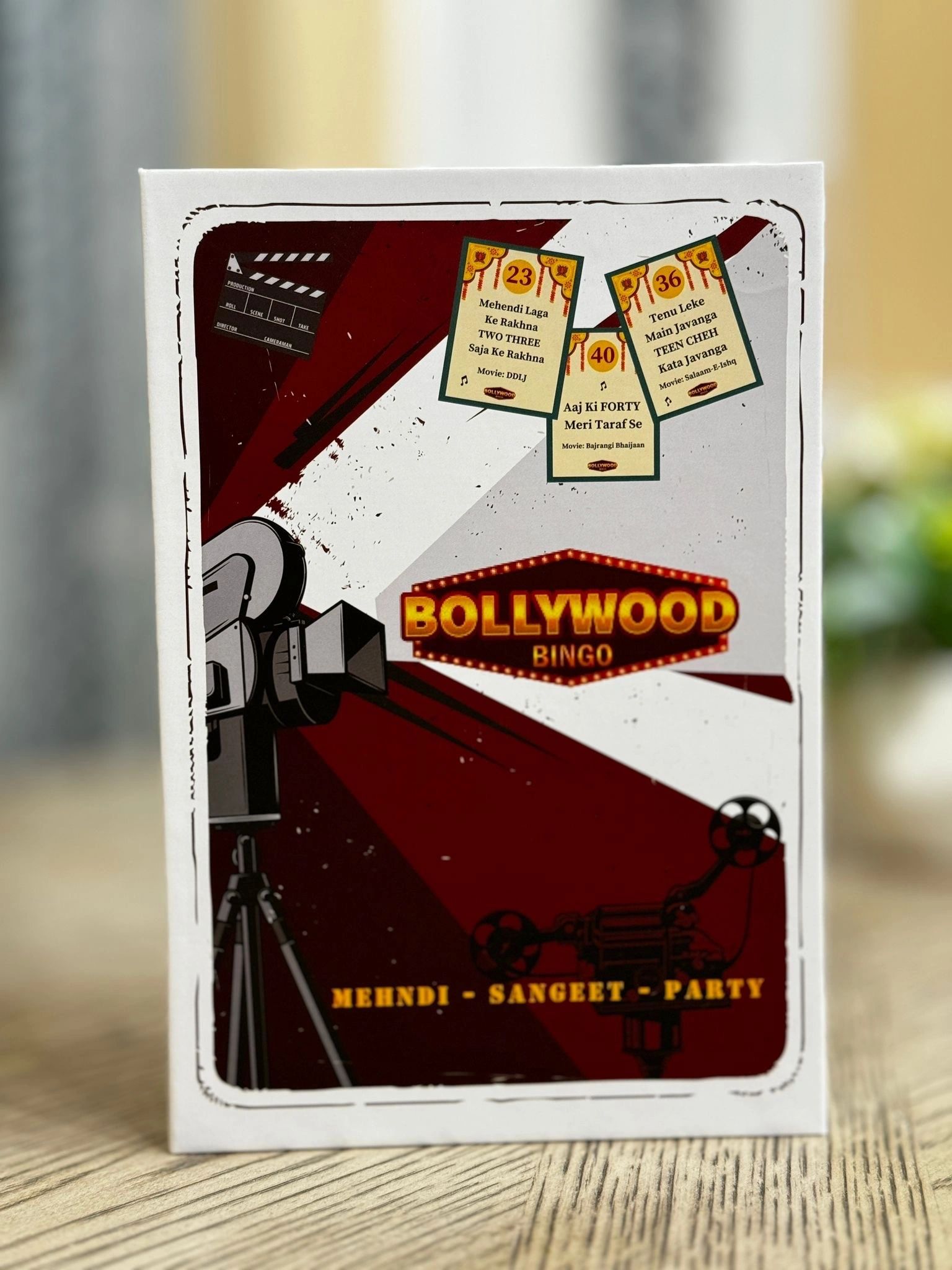 Bollywood Bingo - Housie / Tambola - Bollywood Style