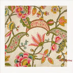Vintage Floral Canvas Framed