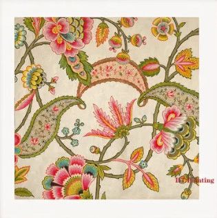 Vintage Floral Canvas Framed
