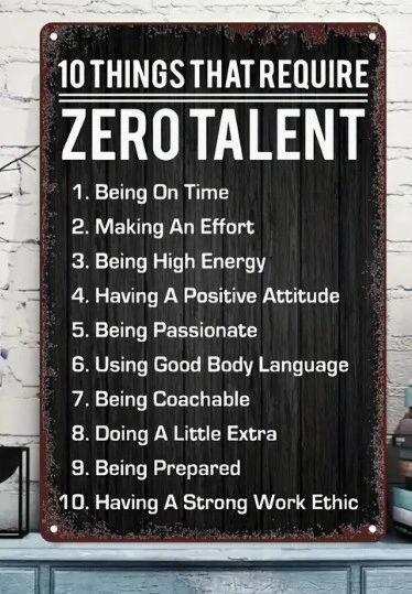 Motivational Quote Metal Tin Sign