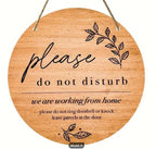 Do Not Disturb Door Hanger Sign
