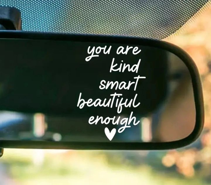 Rearview Mirror Car Decal