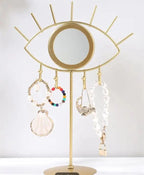 Golden Metal Jewelry Organizer Tower