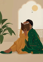 Aaj ki Nari Canvas Framed