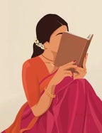 Aaj ki Nari Canvas Framed