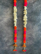 Chameli, Gota & Pom Pom Dangler Set of 2