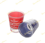 Happy Marriage Shot Glass Set of 2
