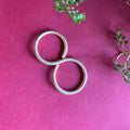 Eternal Brass Chain Ring, smooth and polished brass ring for crafting and decoration.