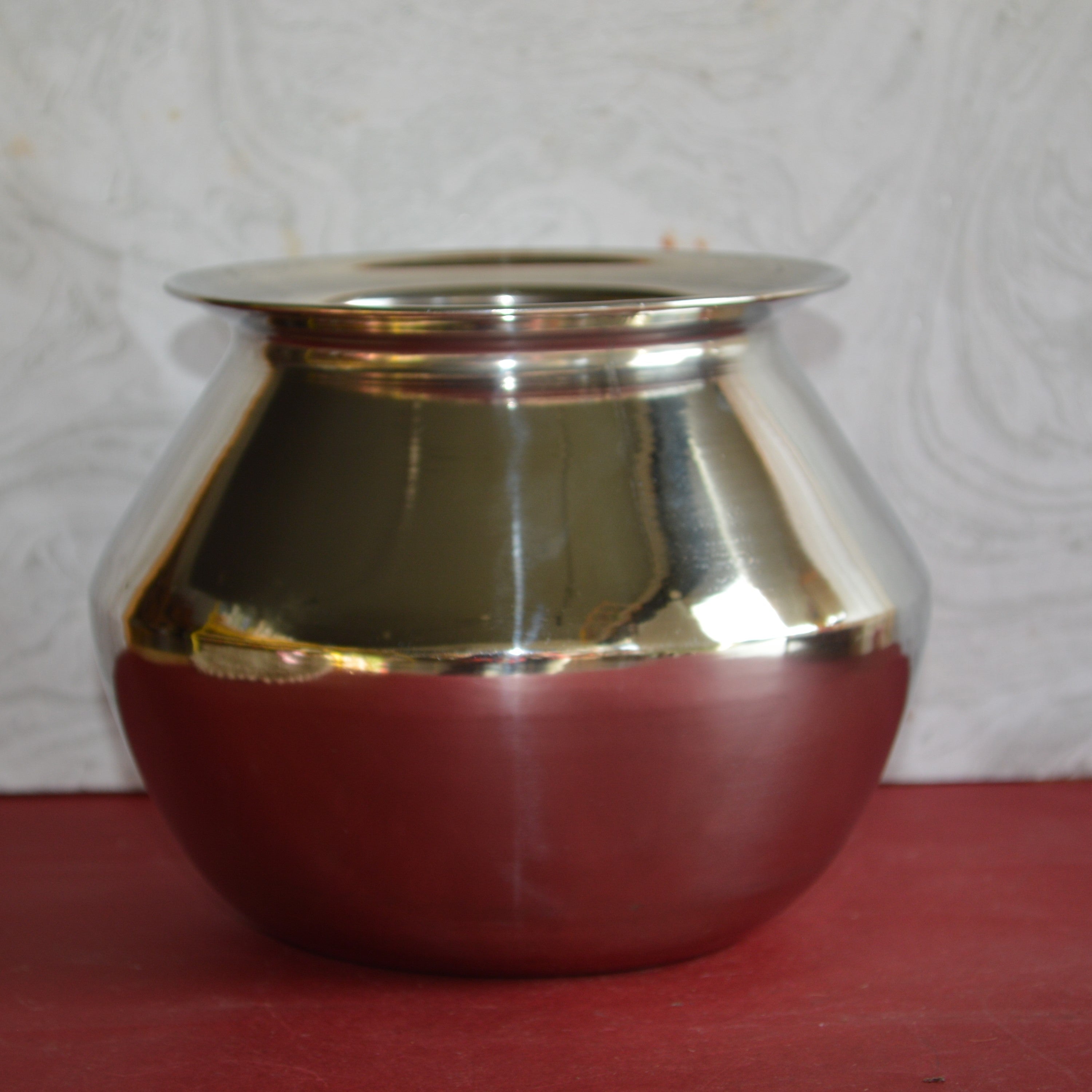 Traditional Stainless Steel Pongal Pot
