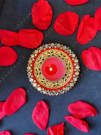 White Stone Studded Bangle Tea Light Holder