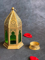 Stained Glass Golden Lanterns