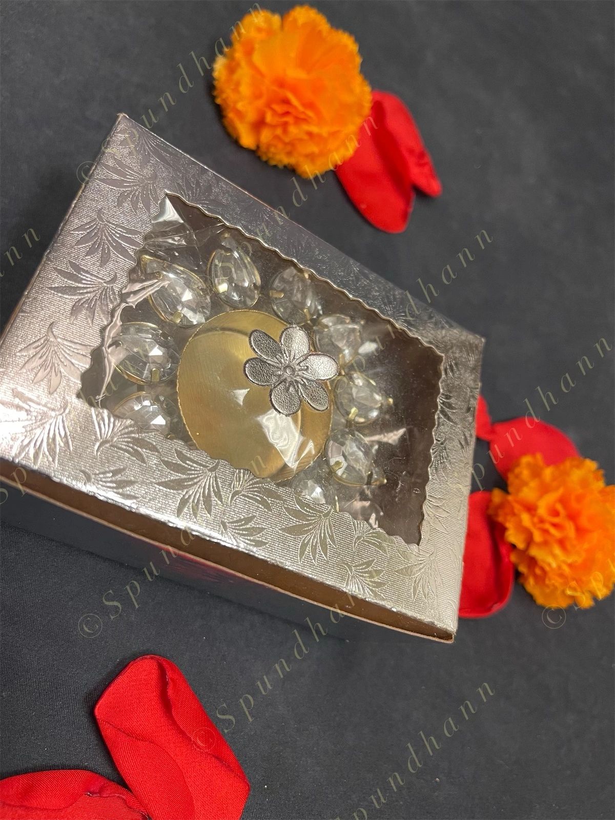 Paper Box with Studded Tea Light Holders