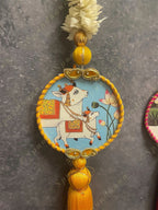 Animal Pichwai Art Chameli String Dangler