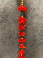 Rose Ganesha Bell Dangler (Set of 2)
