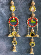Colorful Parrot Jhumki Set of 2