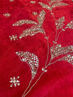 Embroidered Christmas Tree Skirt .