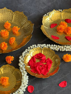 Magnificent Sunflower Thaal Urlis Set of 4