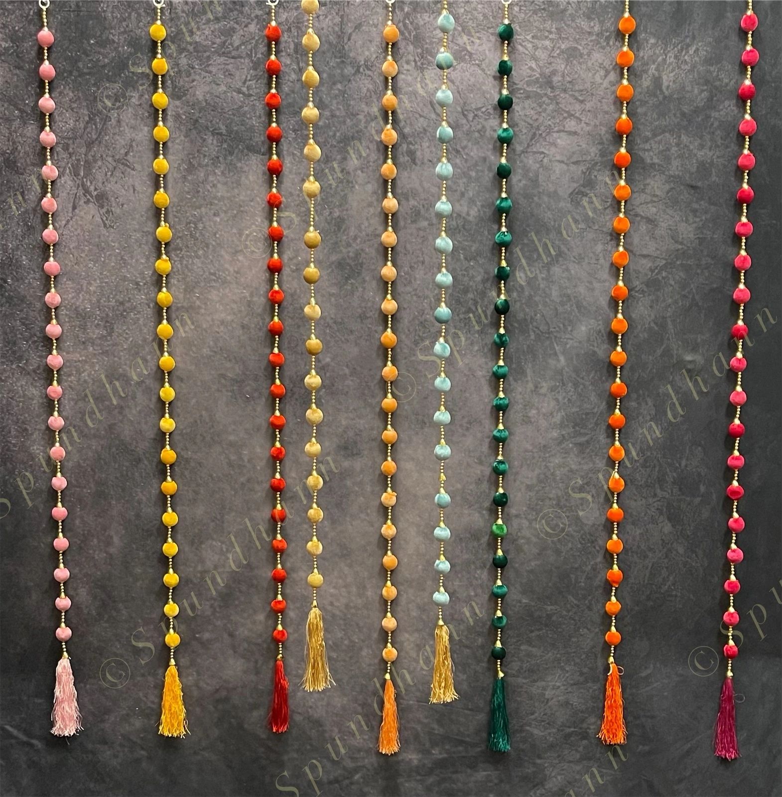 Bead Strings with Tassels (Set of 2)