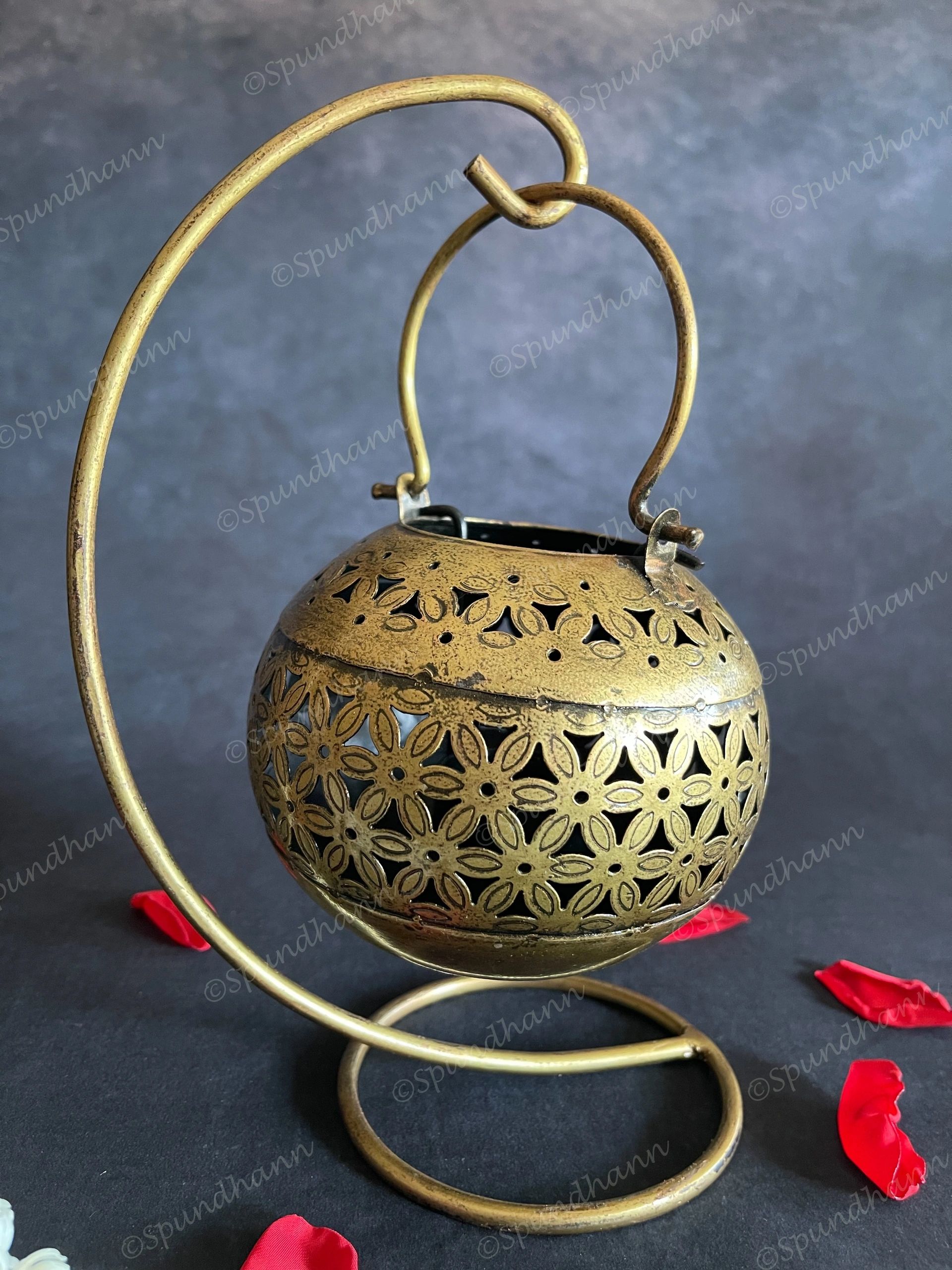 Circular Dhoop Dani Dhuna Loban with Stand