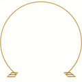 8-Foot Luxurious Gold Circle Arch Stand