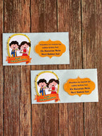 Rakhi Envelope in Grey Color