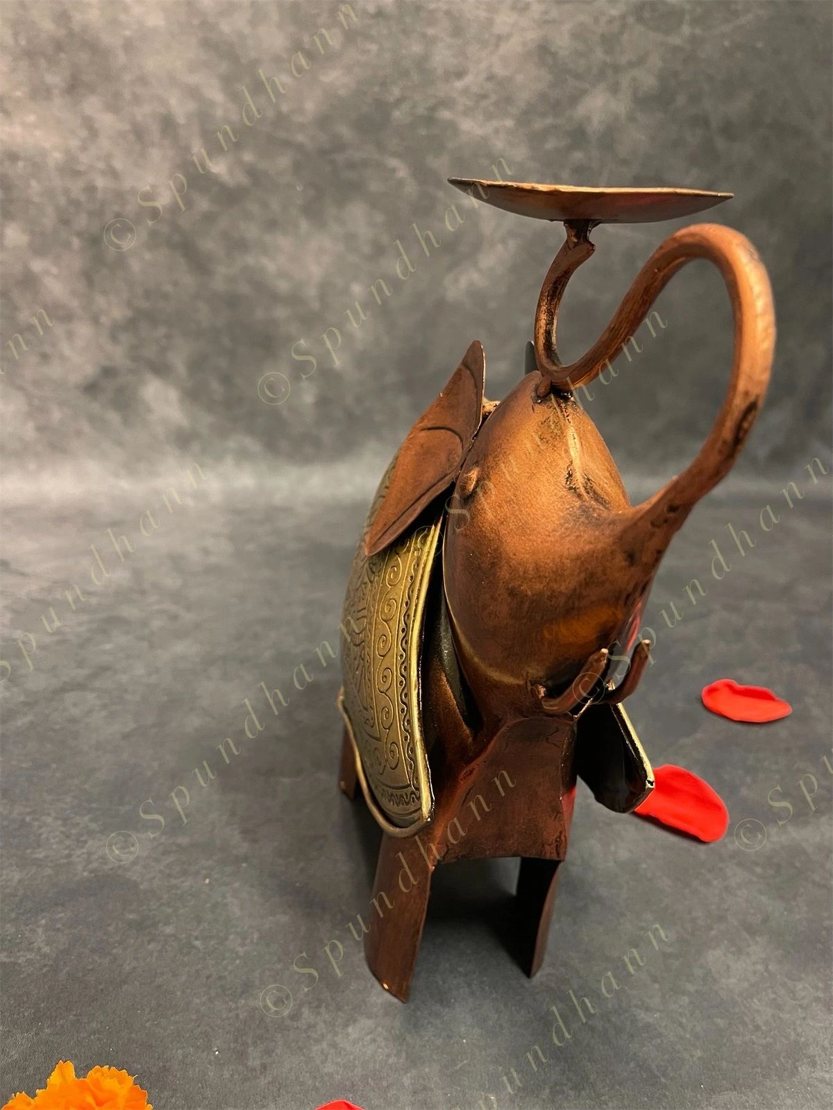 Elephant Figurine Tea Light Holder