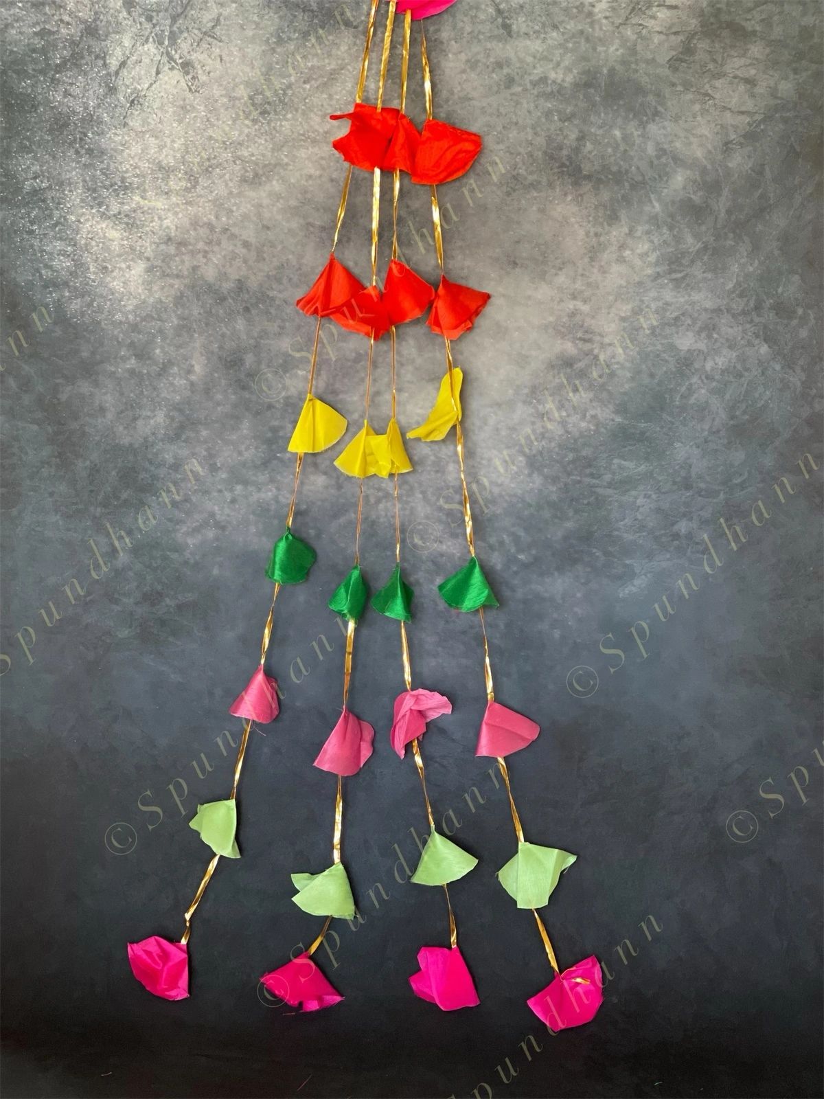 Multicolored Silk Dangler - Pack of 4 Strings